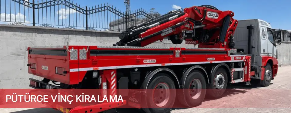 Pütürge İlçemi Vinç Kiralama